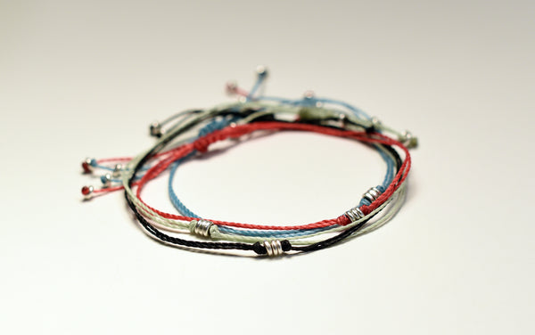Silver Disc Friendship Bracelets