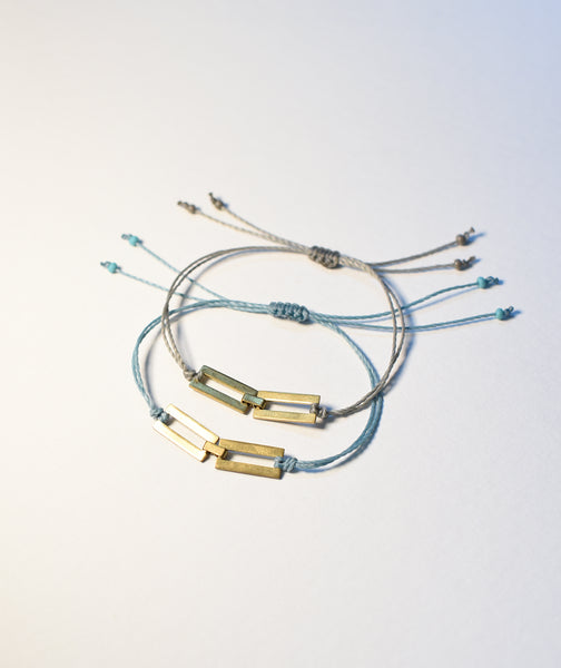 Vintage Brass Links Friendship Bracelets