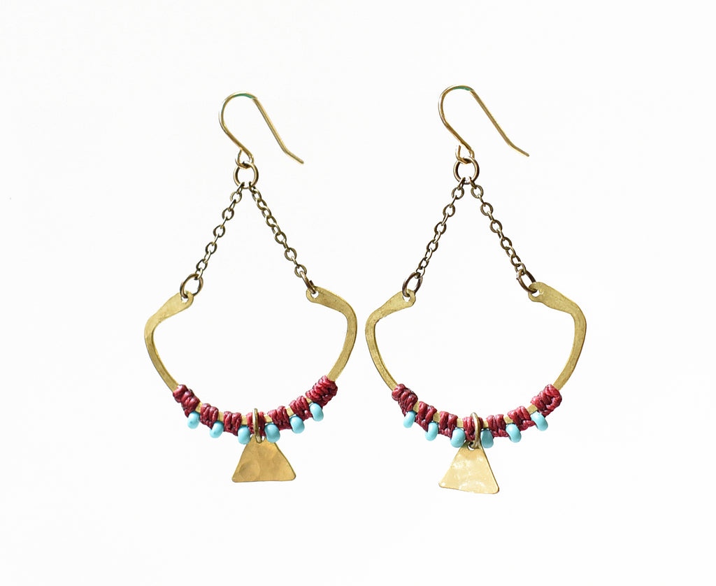 Moon to Mountain Earrings