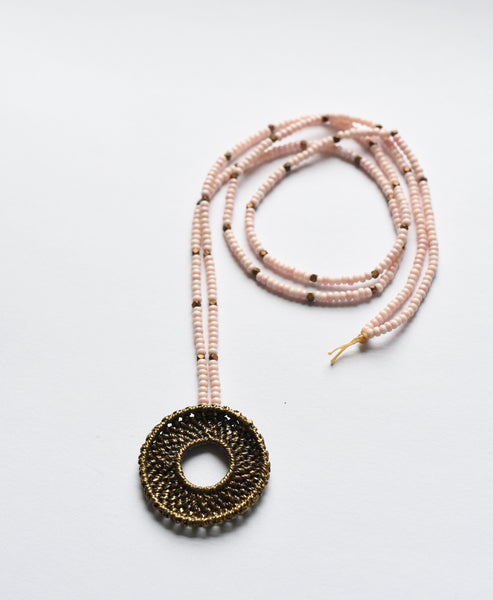 Woven Bolsa Necklace