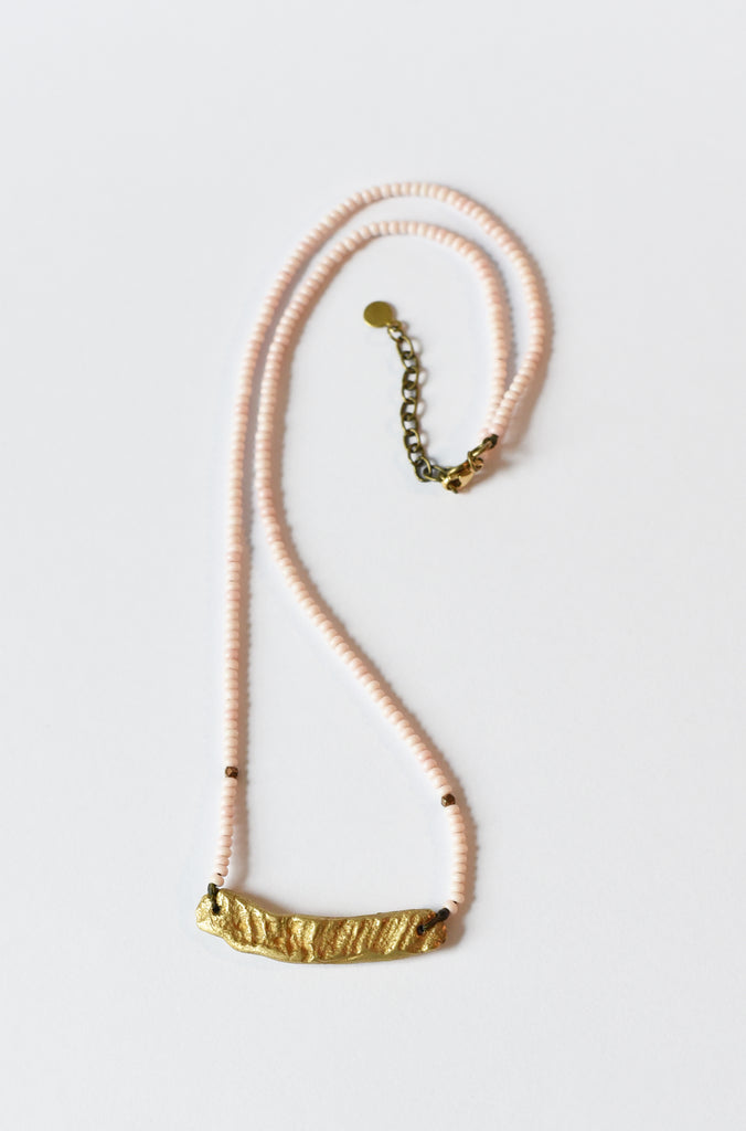 Carved Scroll Necklace