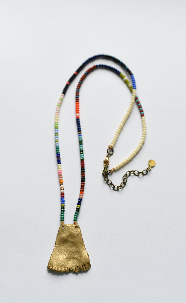 Cuero Franja Necklace