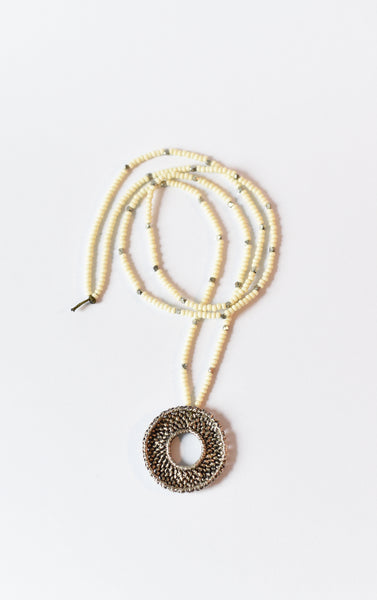 Woven Bolsa Necklace