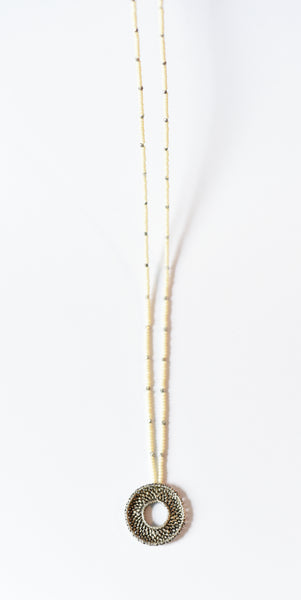 Woven Bolsa Necklace