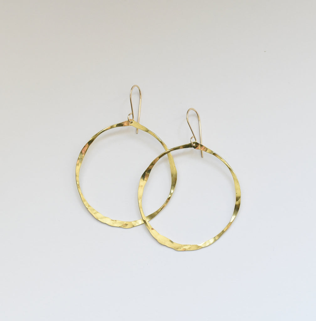 Smashed Brass Hoops