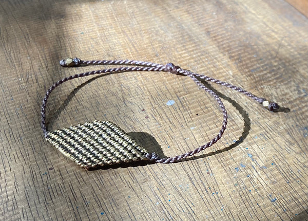 Casted Woven Diamond Bracelet