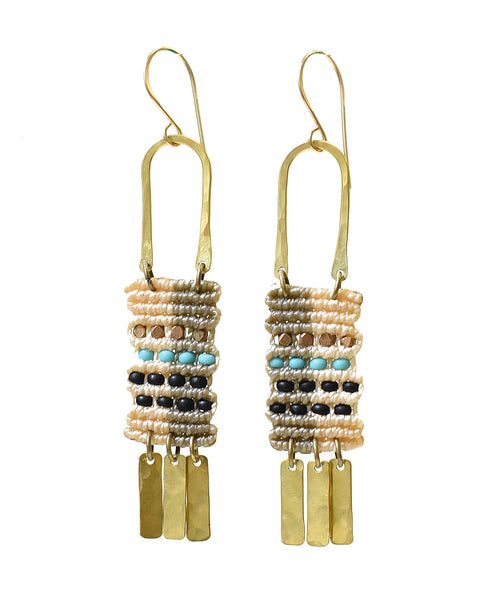 Woven Circuit Earrings