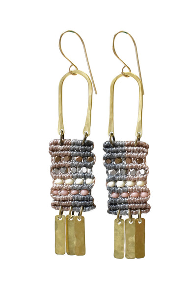 Woven Circuit Earrings