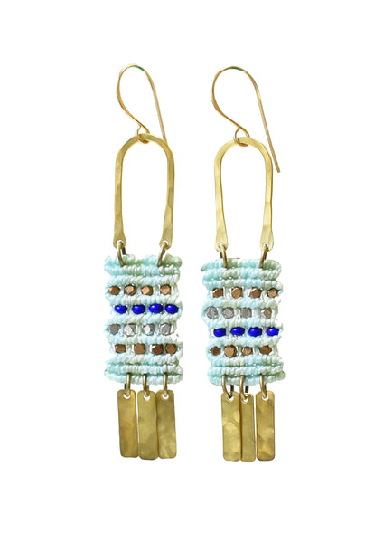 Woven Circuit Earrings