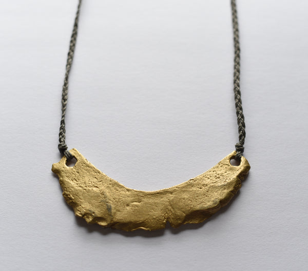 Torn Clay Cast Necklace