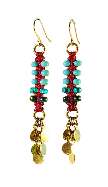 Cascading Zipper Earrings