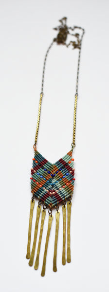 Large Fancy Chevron in Multicolor